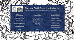 Desktop Screenshot of childprotection.gov.lk