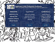 Tablet Screenshot of childprotection.gov.lk
